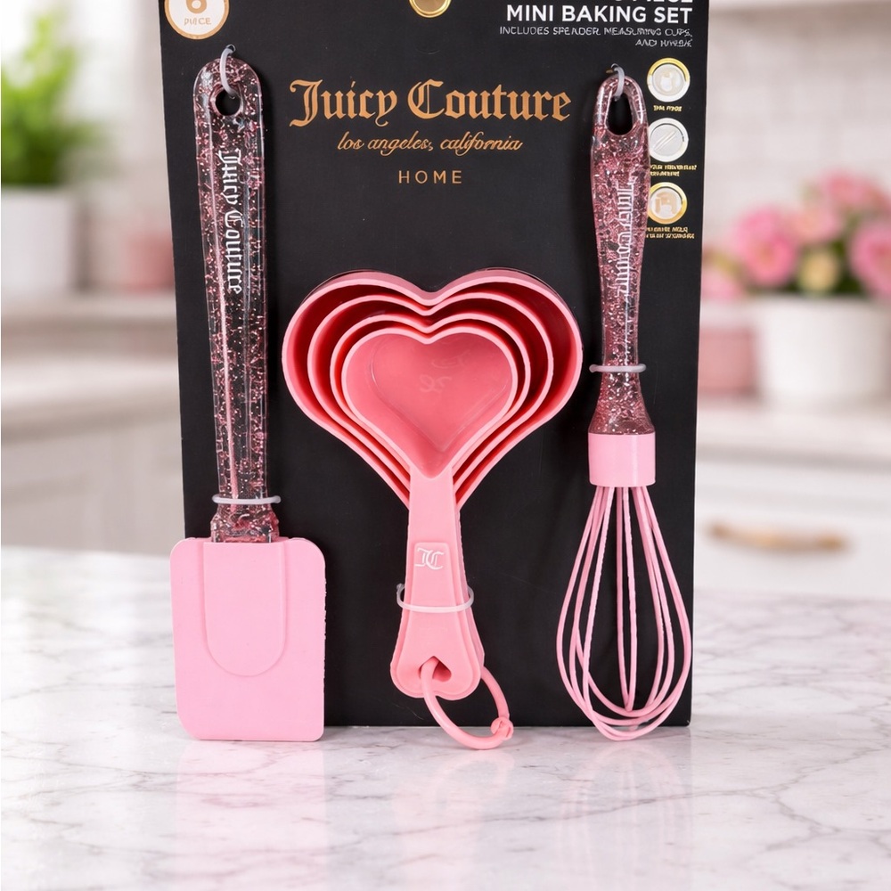 Juicy Couture Pink Heart Baking Set